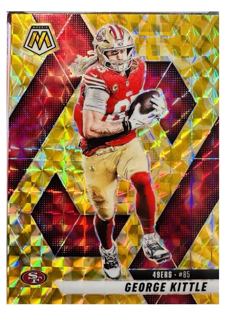 2025 Panini Mosaic Base Set George Kittle #46 card