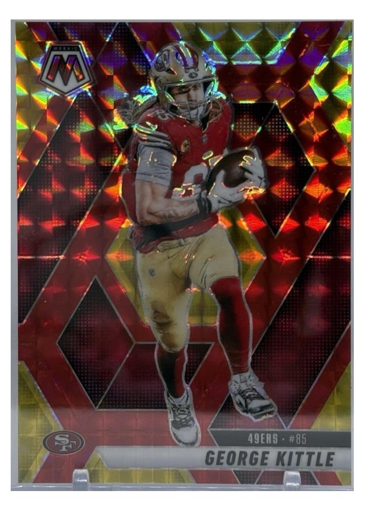 2025 Panini Mosaic Base Set George Kittle #46 card