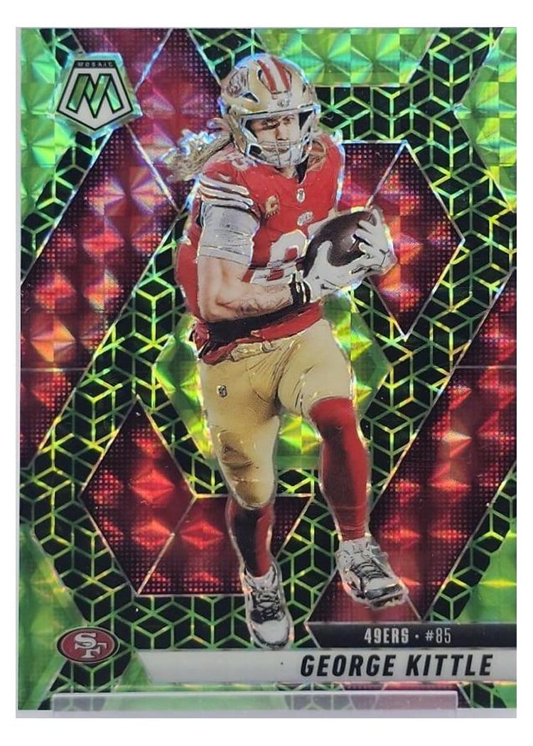 2025 Panini Mosaic Base Set George Kittle #46 card