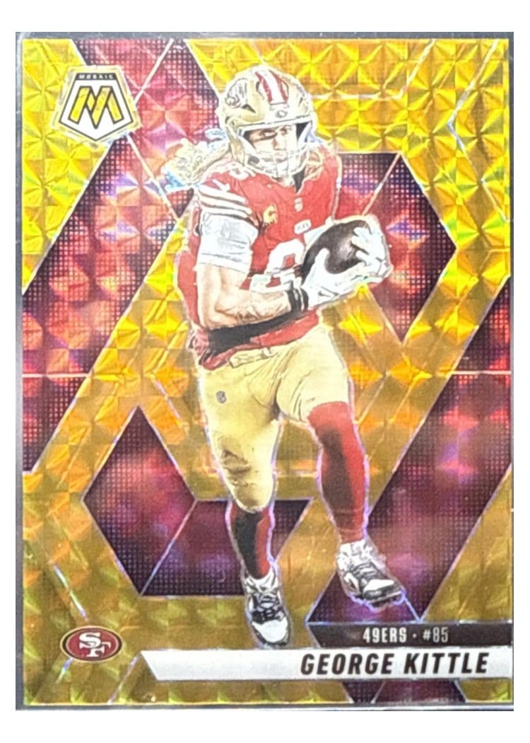 2025 Panini Mosaic Base Set George Kittle #46 card