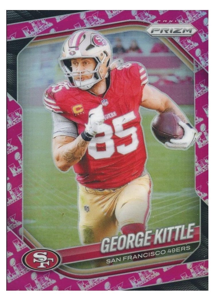 2025 Panini Prizm Base Set George Kittle Super Bowl LX #94 card
