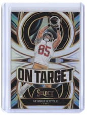 2025 Panini Select On Target George Kittle #22 card