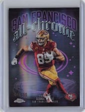 2025 Topps Chrome All Chrome Team George Kittle #ACT-11 card