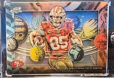 2025 Topps Cosmic Chrome Planetarium George Kittle #PL-23 card