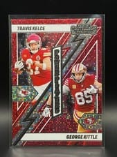 2024 Panini Contenders Power Players George Kittle / Travis Kelce #15 card