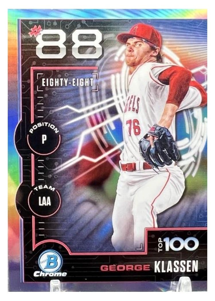 2025 Bowman Bowman Scouts Top 100 George Klassen #BTP-88 card