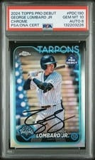 2024 Topps Pro Debut Chrome Autographs George Lombard Jr. #PDC-190 card