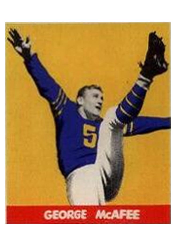 1948 Leaf George McAfee #19 card