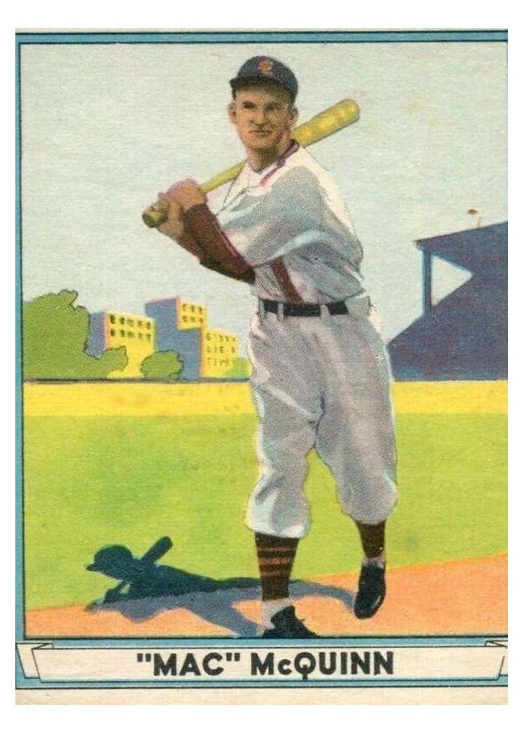 1941 Play Ball George McQuinn #23 card