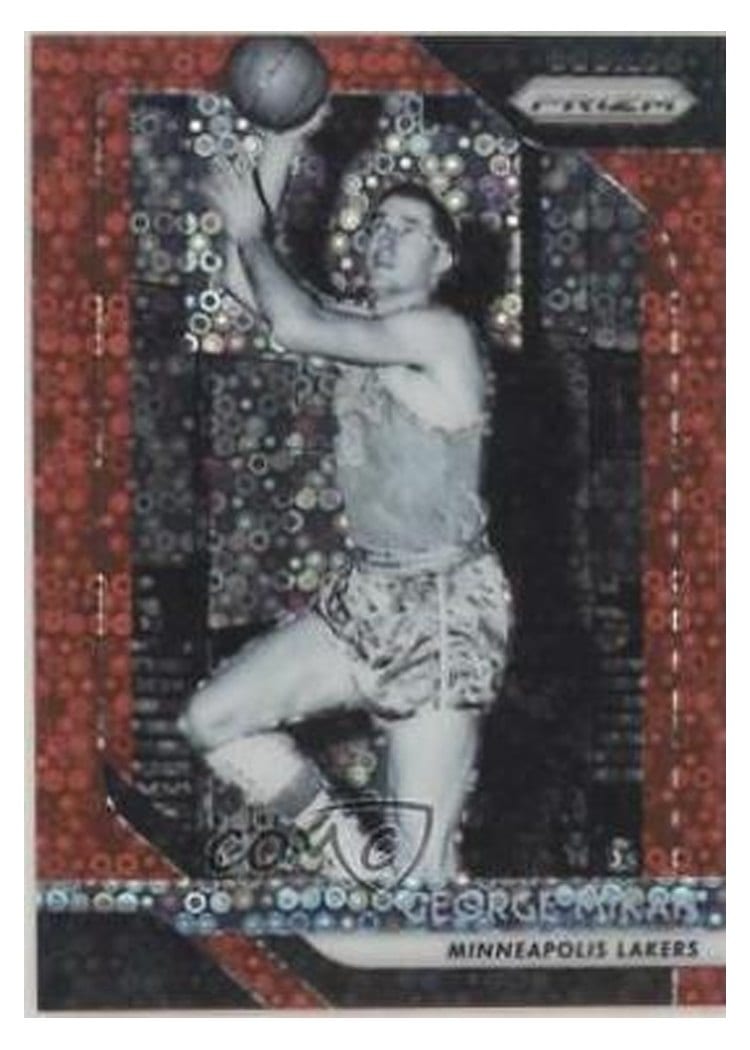 2018-19 Panini Prizm Base Set George Mikan Fast Break Prizm Red #285 card