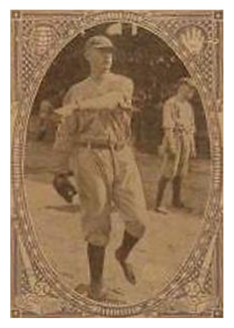 1922 E120 American Caramel George Mogridge card