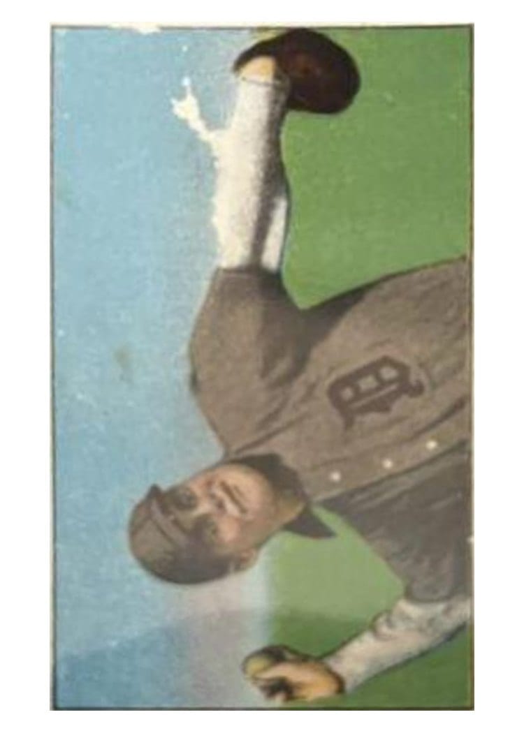 1909 T206 Piedmont 150 George Mullin Throwing card