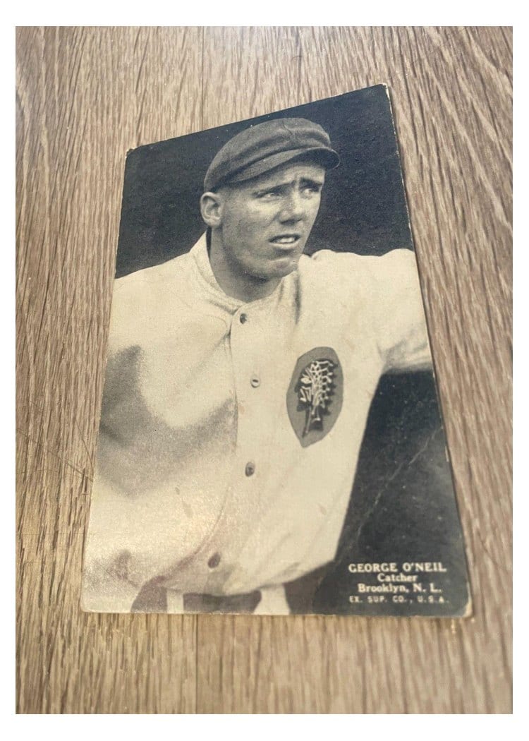 1926 Exhibits George O'Neil card
