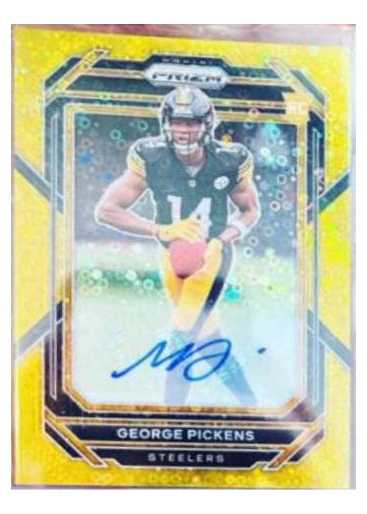 2022 Panini Prizm Base Set George Pickens #329 card