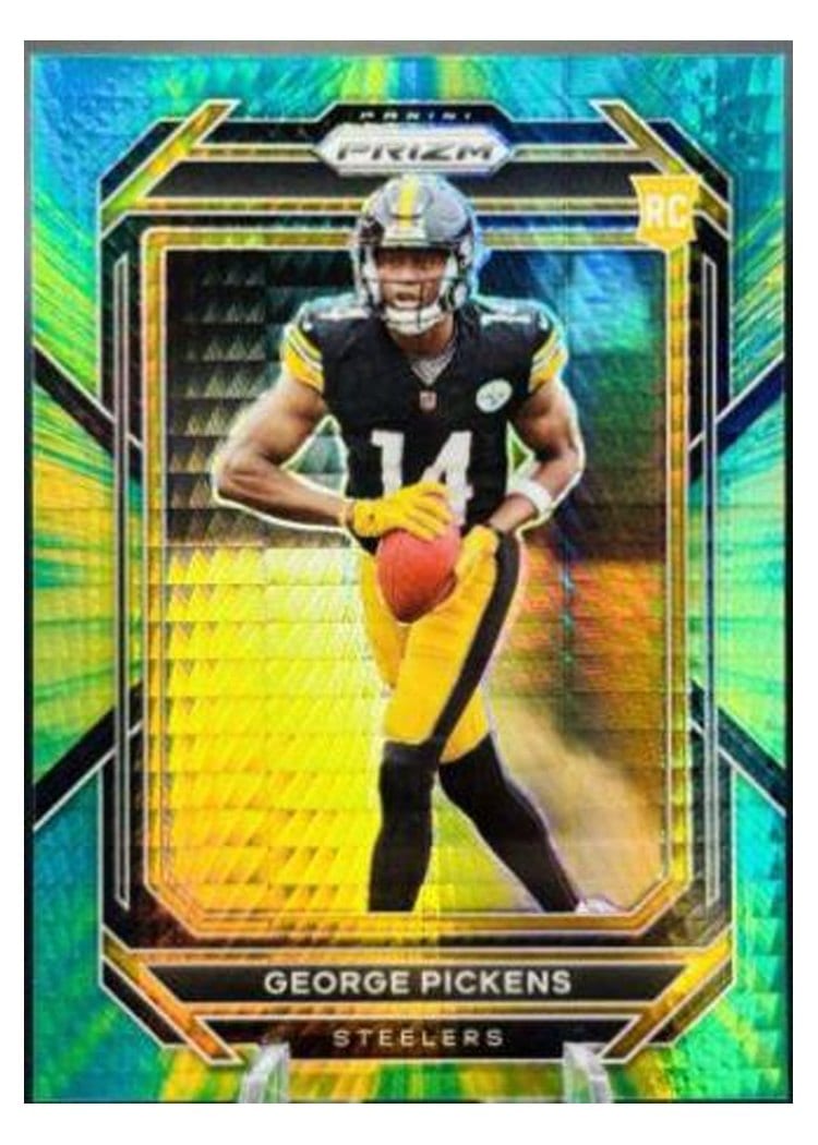 2022 Panini Prizm Base Set George Pickens #329 card