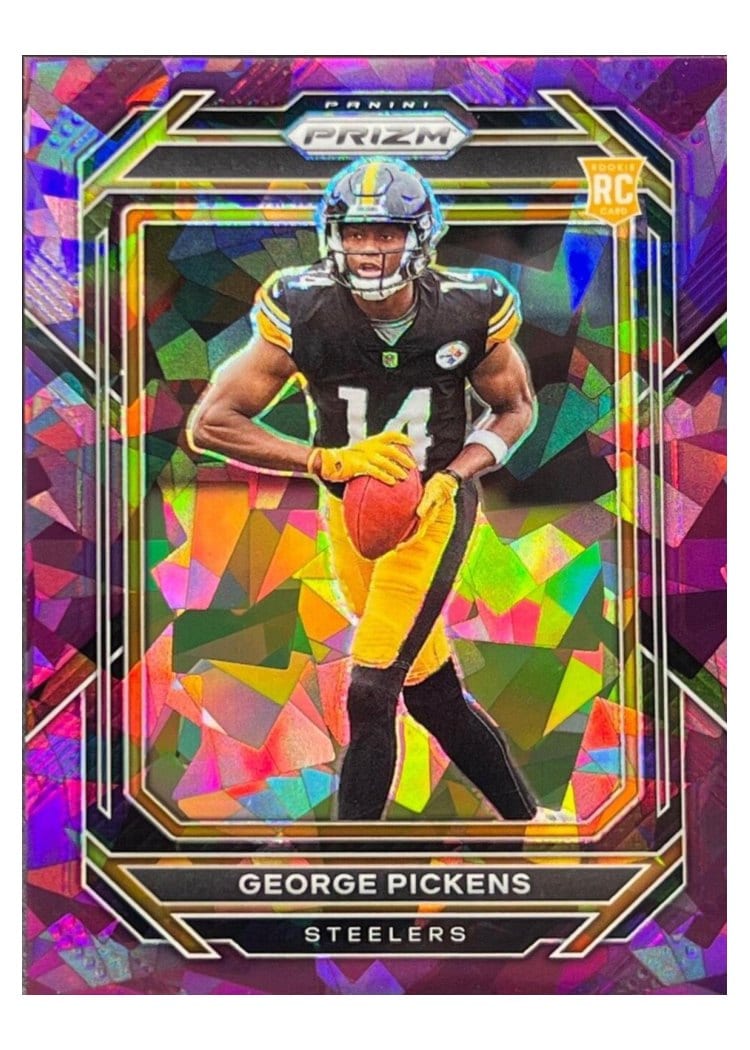 2022 Panini Prizm Base Set George Pickens #329 card