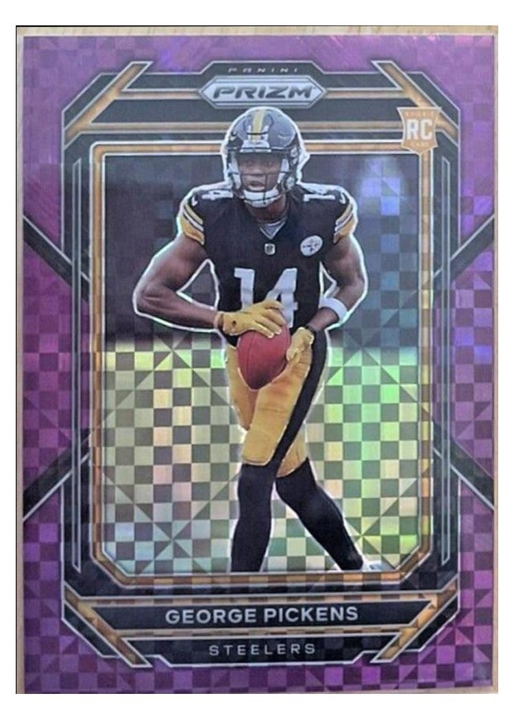 2022 Panini Prizm Base Set George Pickens #329 card