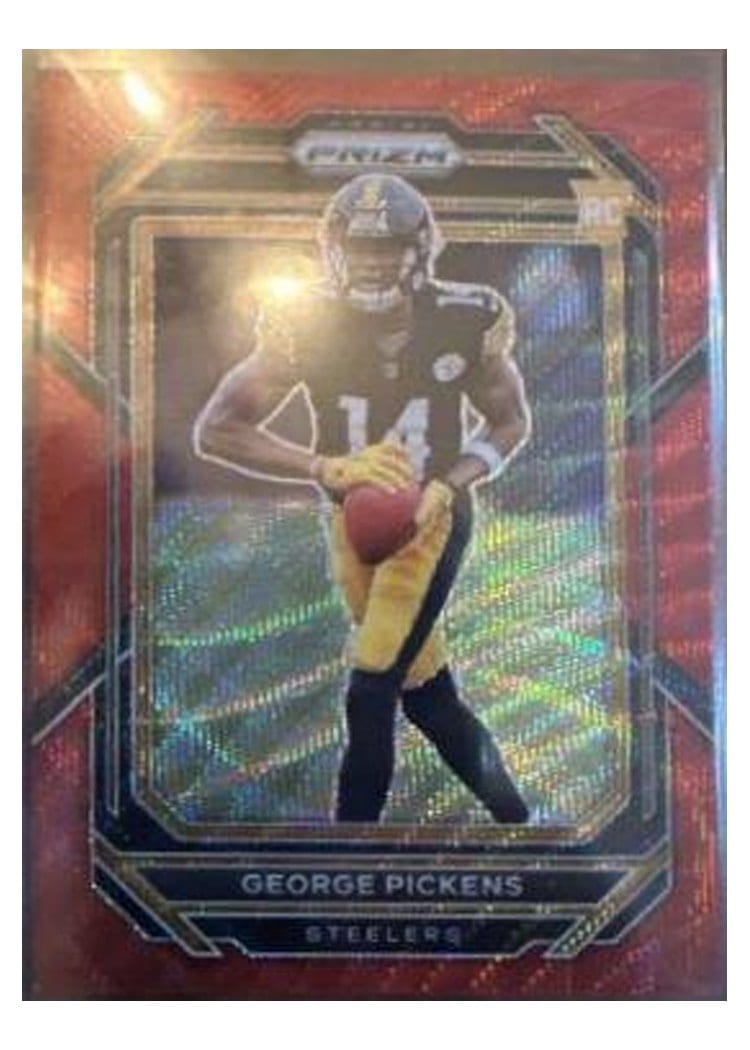 2022 Panini Prizm Base Set George Pickens #329 card