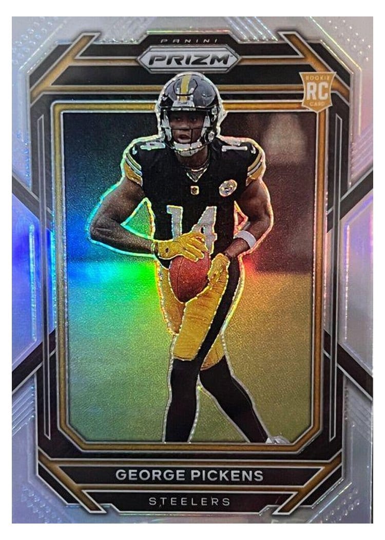 2022 Panini Prizm Base Set George Pickens #329 card