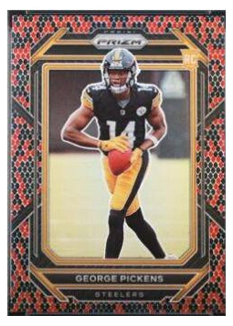 2022 Panini Prizm Base Set George Pickens #329 card