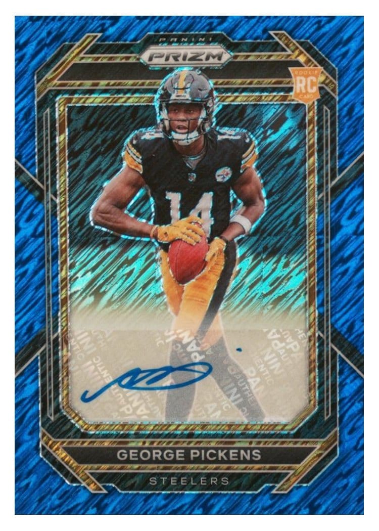 2022 Panini Prizm Base Set George Pickens #329 card