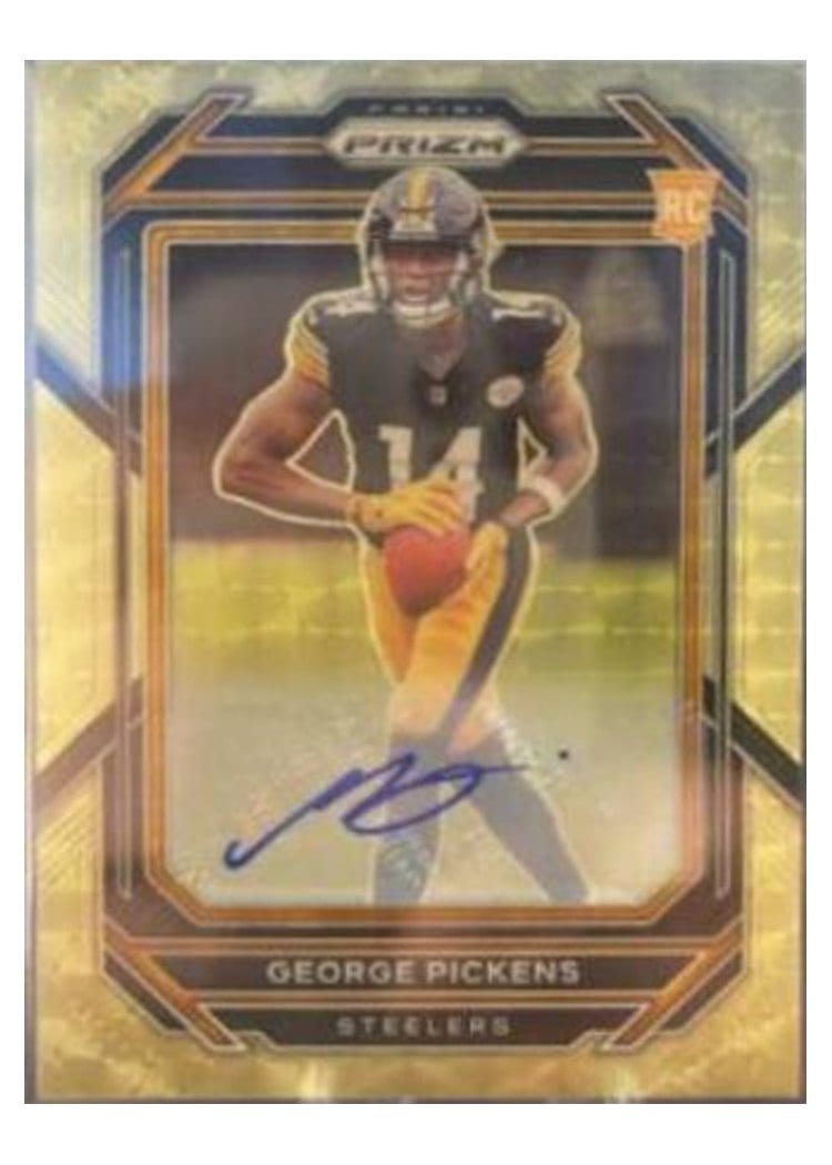2022 Panini Prizm Base Set George Pickens #329 card