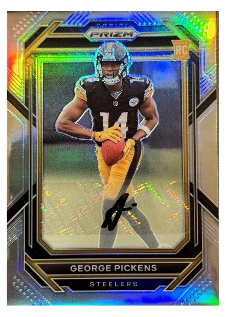 2022 Panini Prizm Base Set George Pickens #329 card