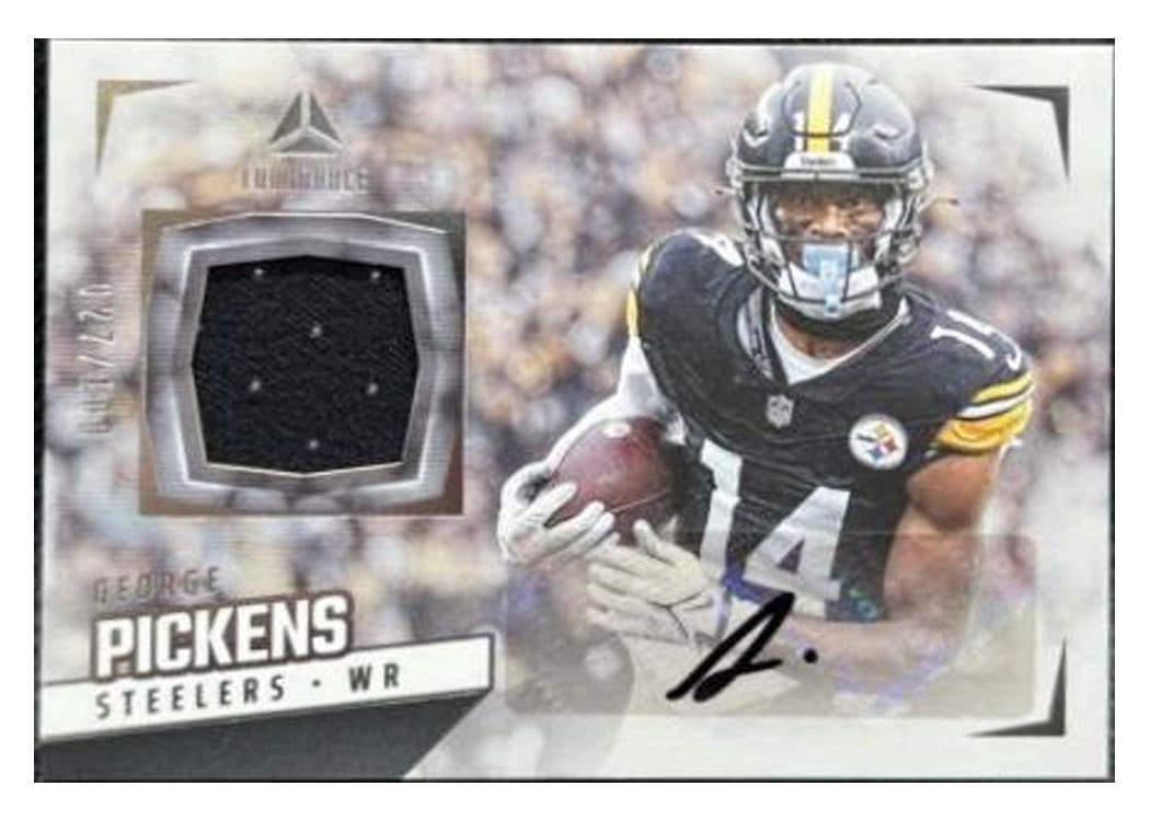 2024 Panini Luminance Autograph Jerseys George Pickens #AJ-GPS card