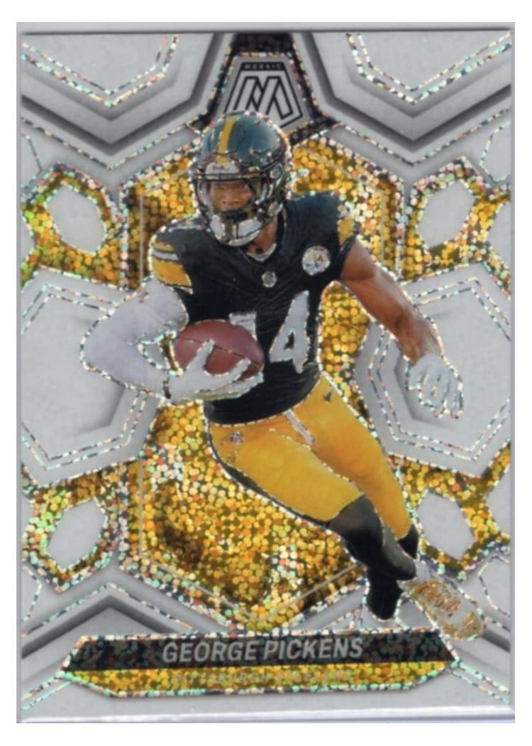 2024 Panini Mosaic Base Set George Pickens White Sparkle #186 card