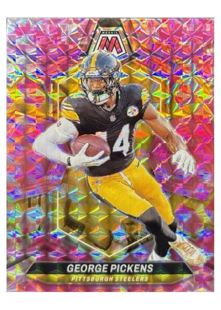 2024 Panini Mosaic Base Set George Pickens #186 card