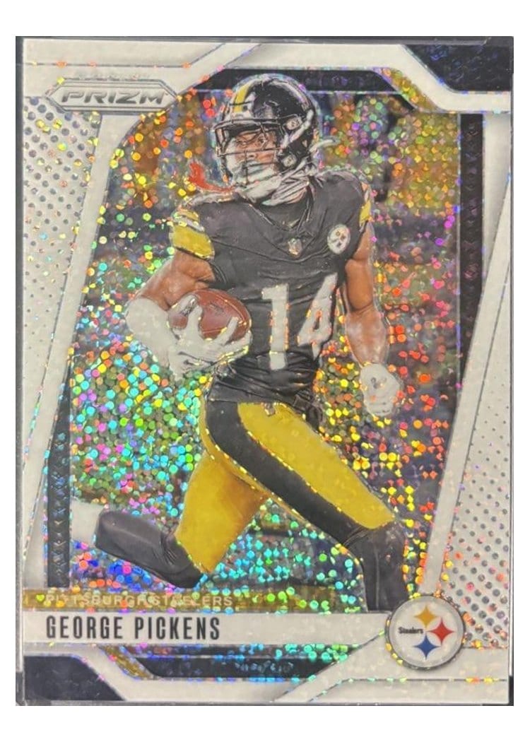 2024 Panini Prizm Base Set George Pickens White Sparkle #243 card