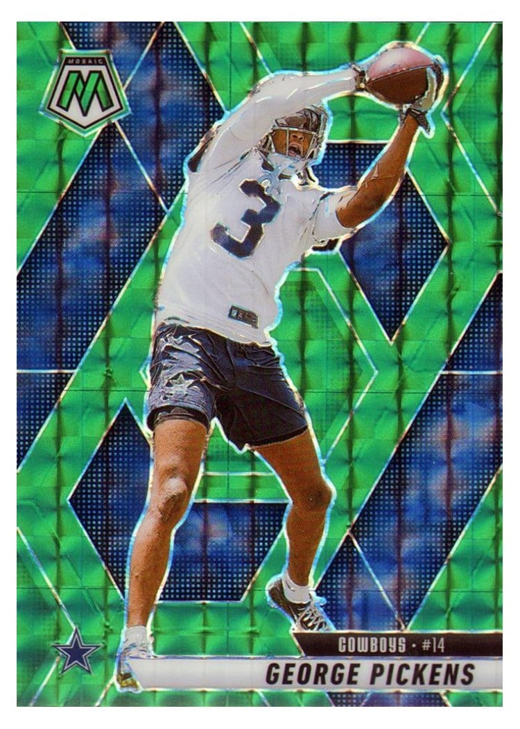 2025 Panini Mosaic Base Set George Pickens Green #109 card