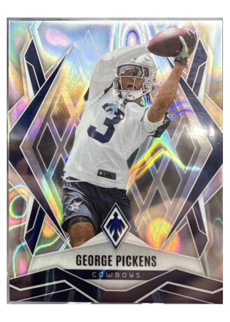 2025 Panini Phoenix Base Set George Pickens Silver Lava #2 card