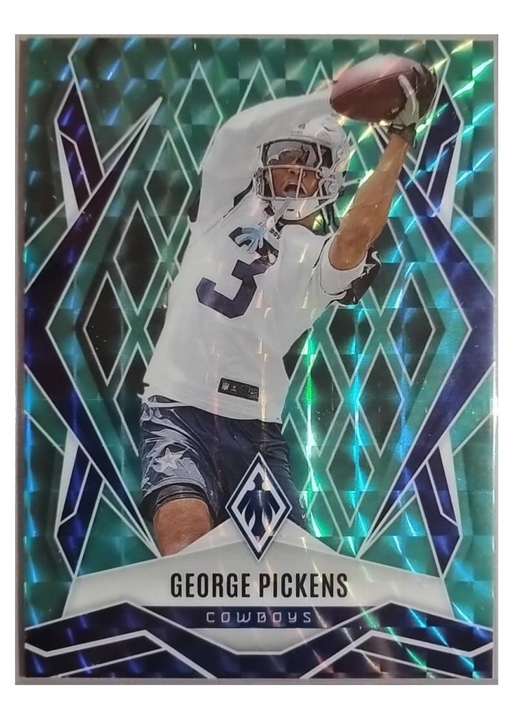 2025 Panini Phoenix Base Set George Pickens Teal Pyramids #2 card