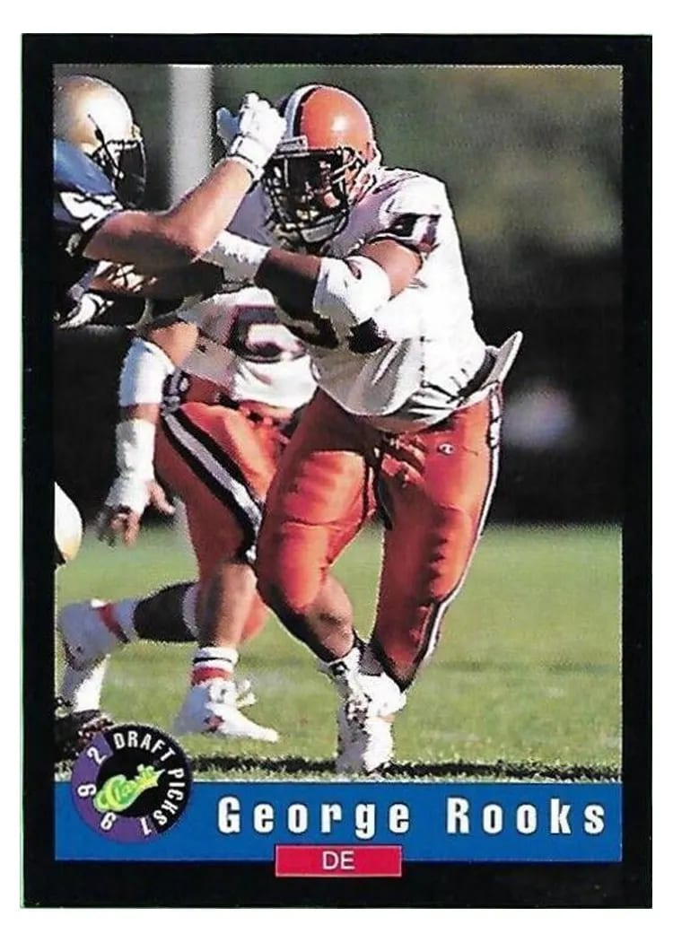 1992 Classic Draft Picks George Rooks #42 card