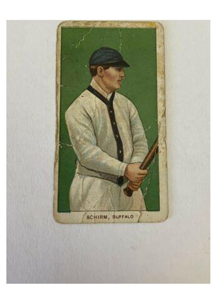 1909 T206 Polar Bear George Schirm card