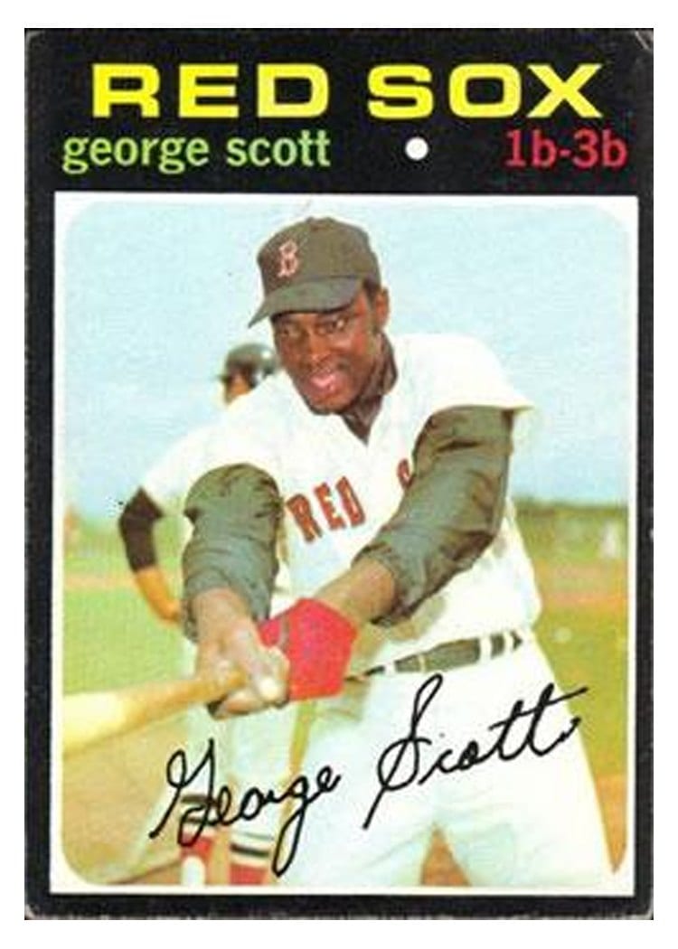1971 Topps George Scott #9 card