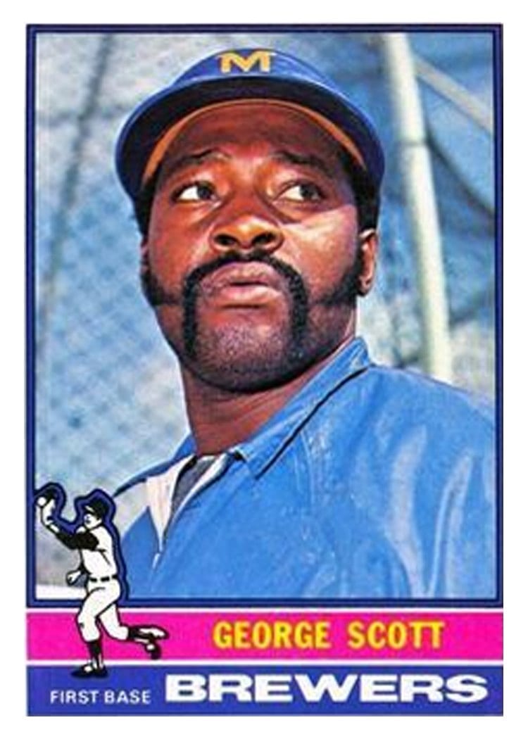1976 Topps George Scott #15 card