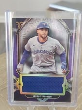 2024 Topps Triple Threads Single Jumbo Relics George Springer #SJR-GSP card