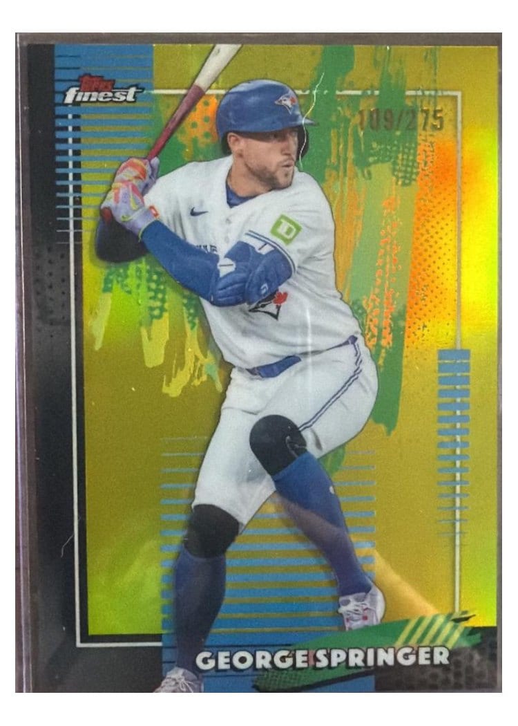 2026 Topps Finest George Springer #97 card