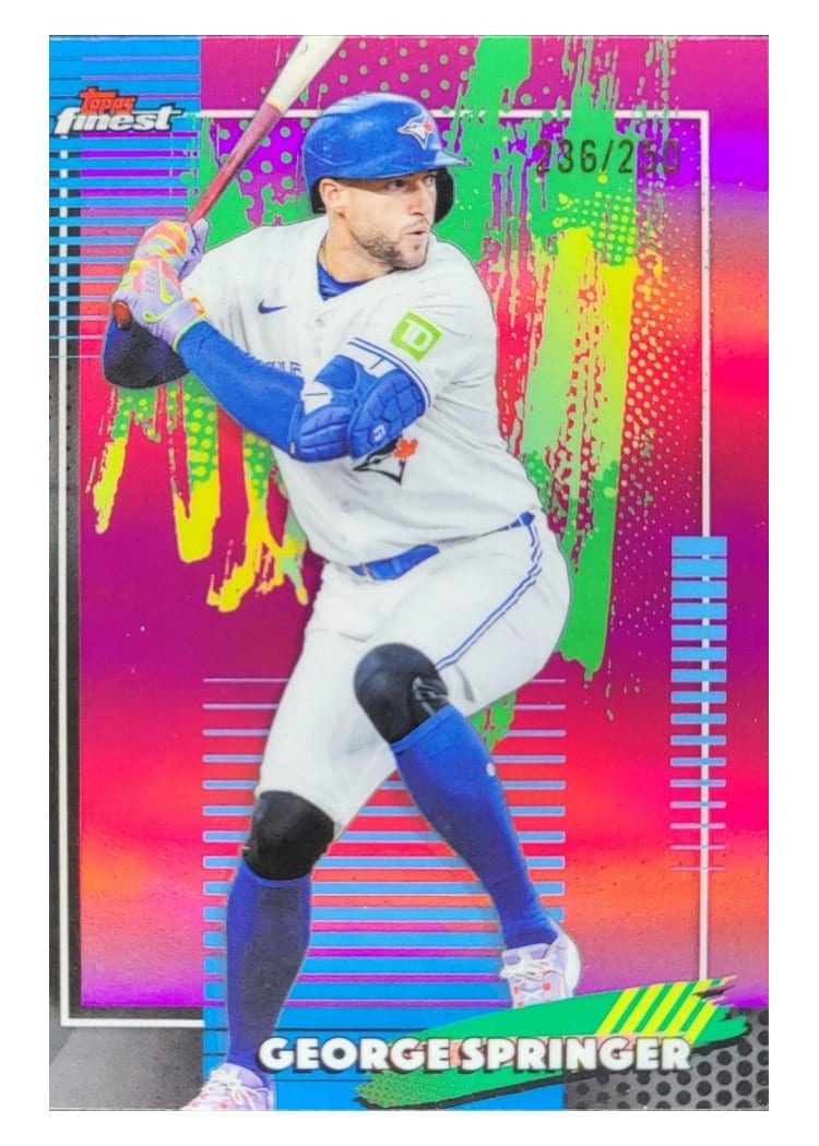 2026 Topps Finest George Springer #97 card