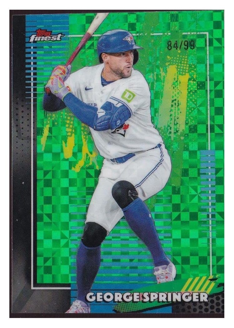 2026 Topps Finest George Springer #97 card