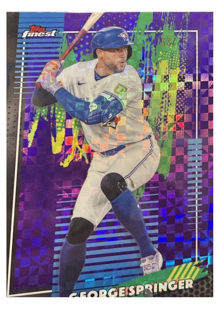 2026 Topps Finest George Springer #97 card