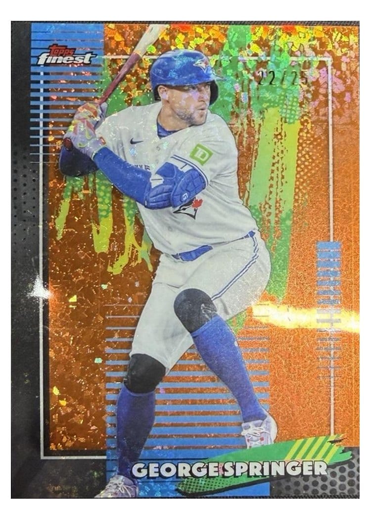 2026 Topps Finest George Springer #97 card