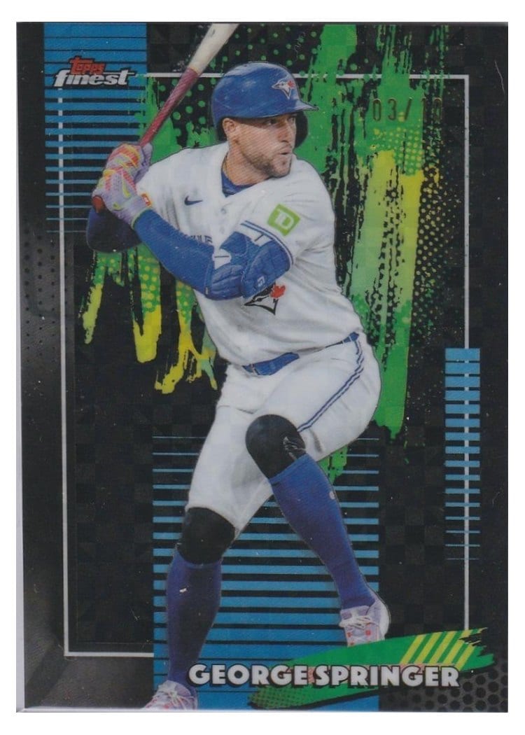2026 Topps Finest George Springer #97 card