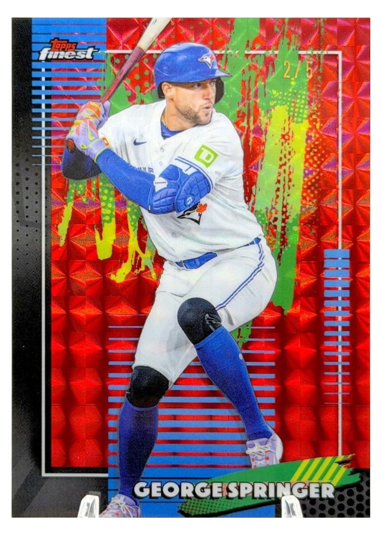 2026 Topps Finest George Springer #97 card