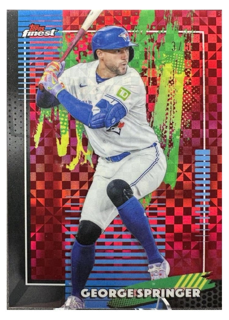 2026 Topps Finest George Springer #97 card