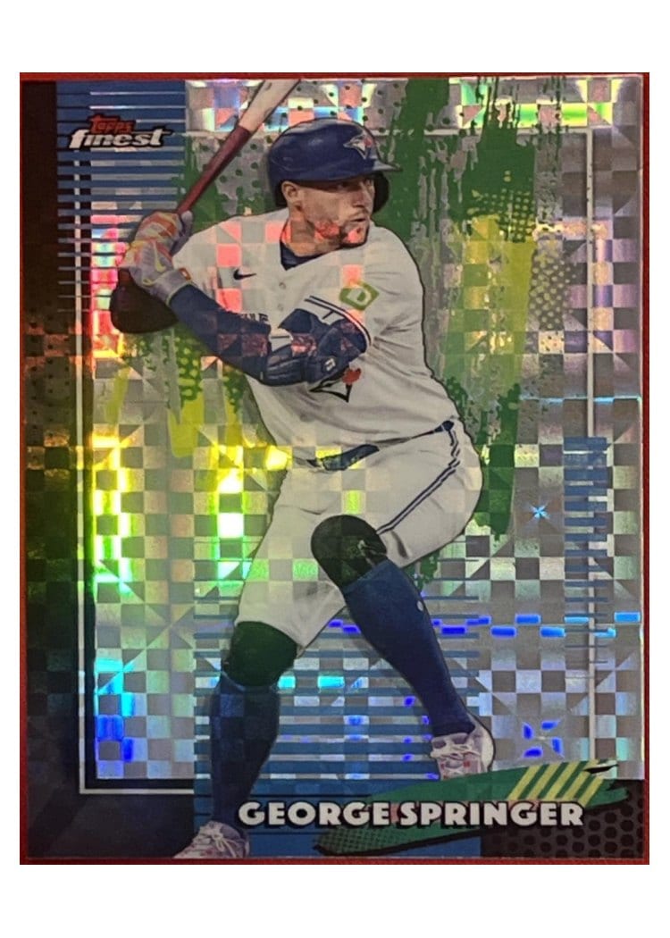 2026 Topps Finest George Springer #97 card