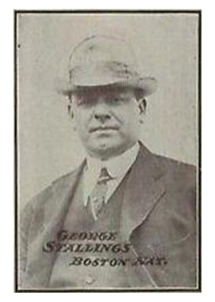 1913 Tom Barker Game George Stallings card