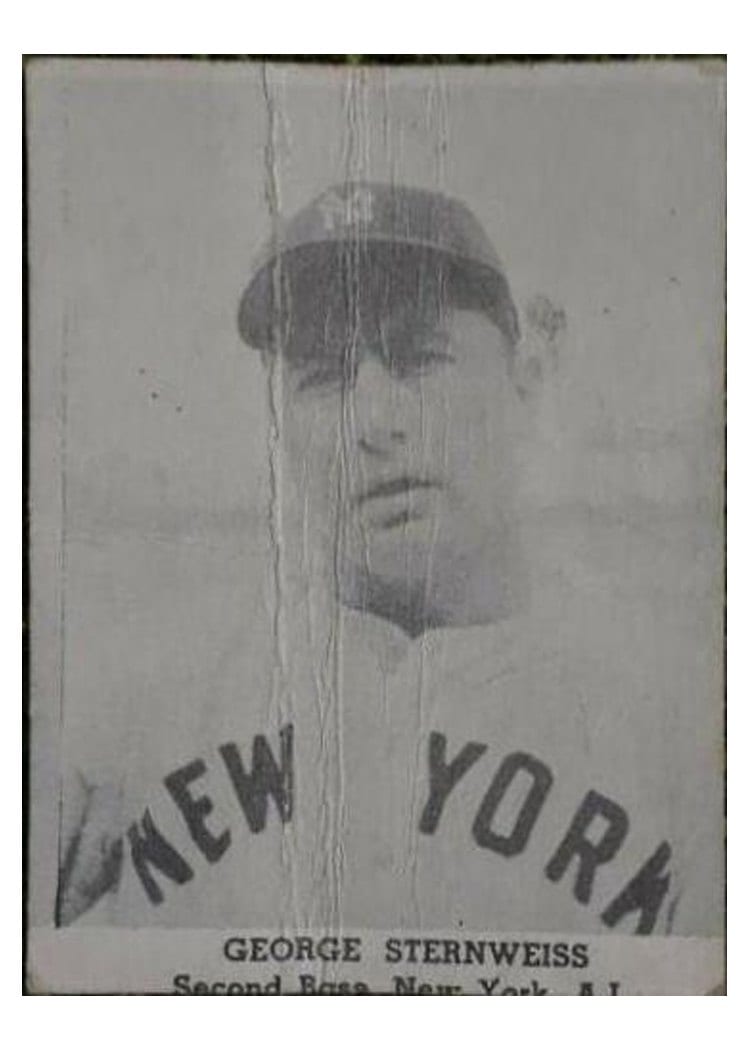 1947 Tip Top Bread George Sternweiss card